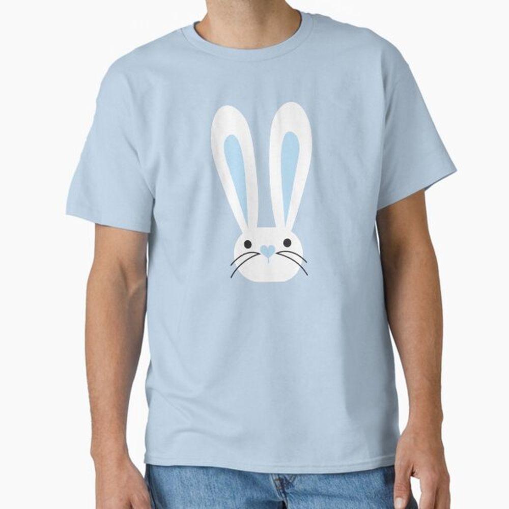 Blue Heart Nose Bunny Shirt Blue Heart Nose Bunny Shirt